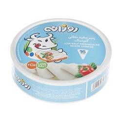 روزانه پنیر سفید مثلثی کم نمک 16ع